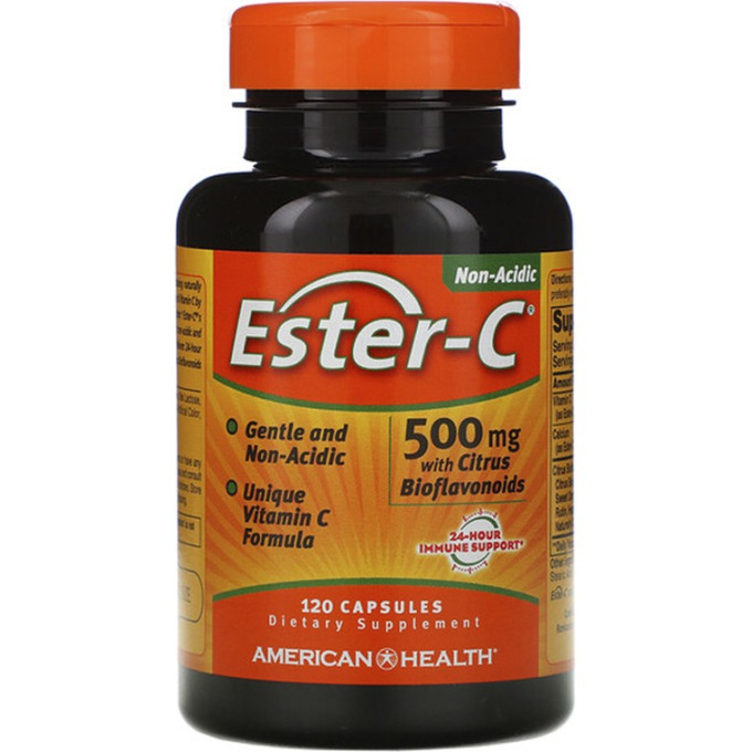 Витамин NOW FOODS ESTER-C WITH CITRUS BIOFLAVONOIDS, 500мг, 120 каспул NS16961